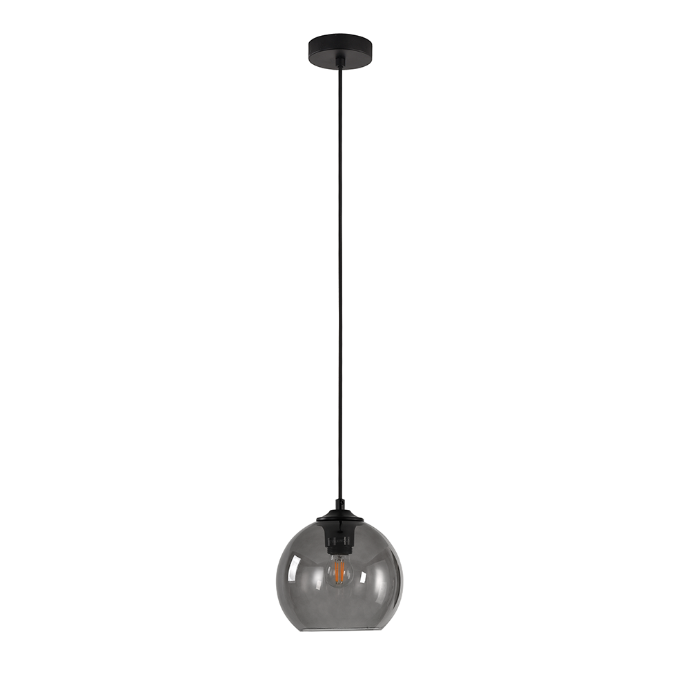 Hanglamp Marino - Artdelight - Grijs glas