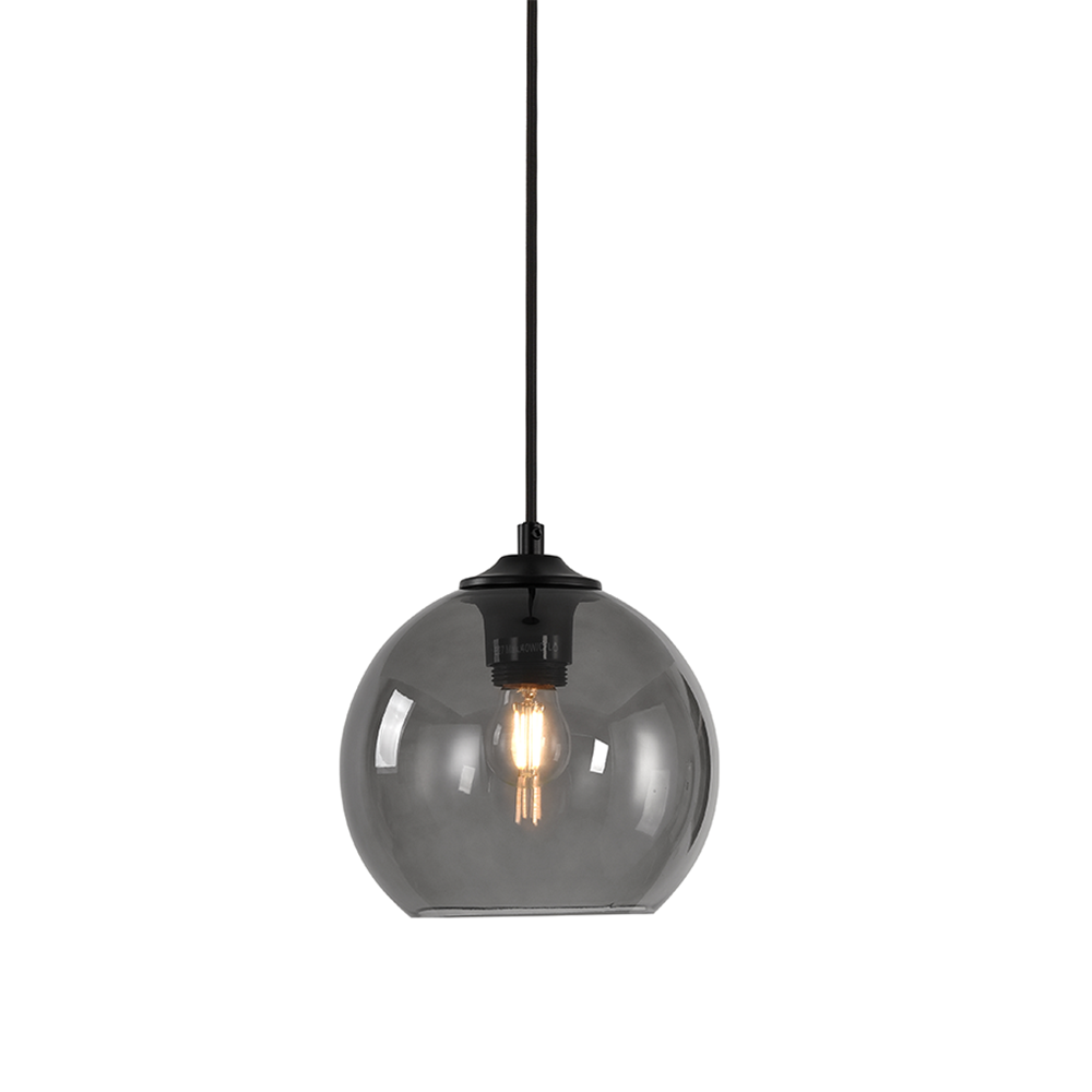 Hanglamp Marino - Artdelight - Grijs glas