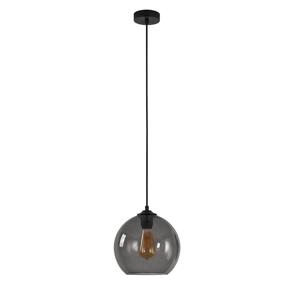 Hanglamp Marino - Artdelight - Grijs glas
