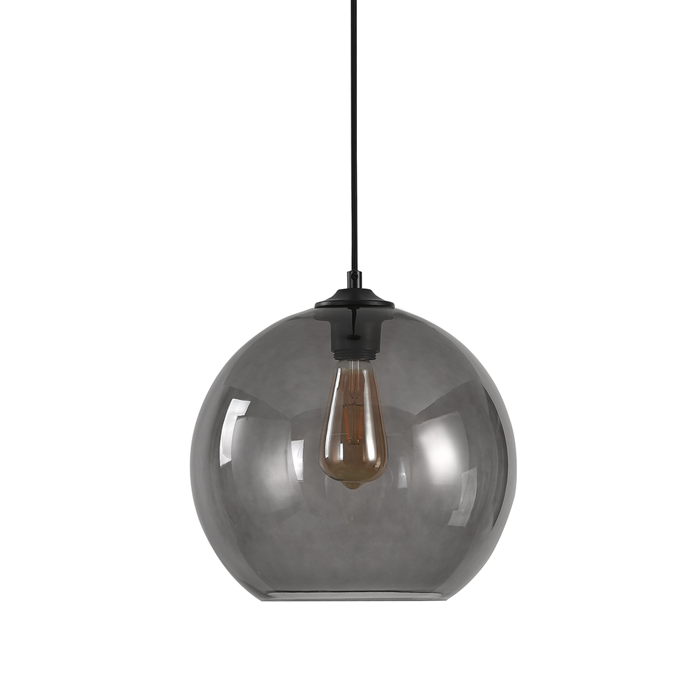 Hanglamp Marino - Artdelight - Grijs glas