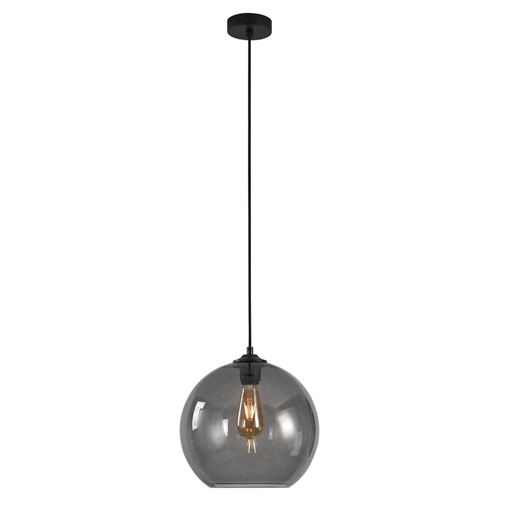 Hanglamp Marino - Artdelight - Grijs glas