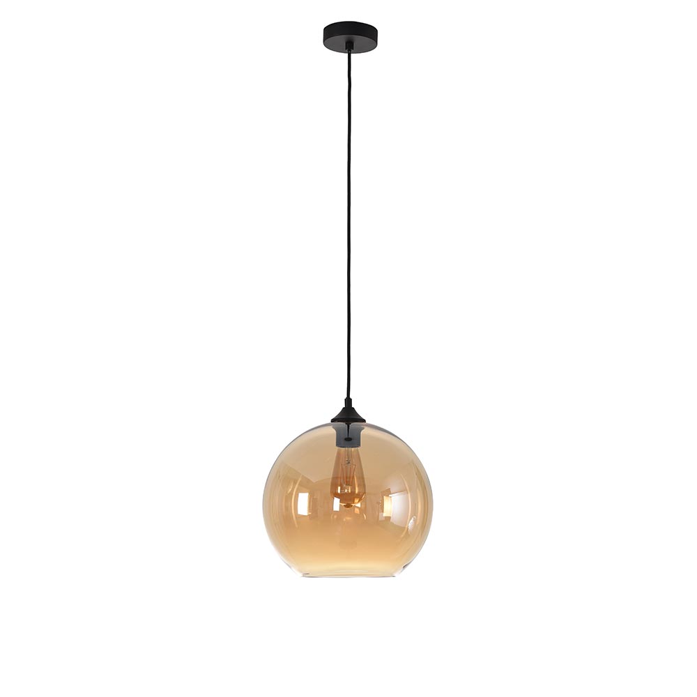 Hanglamp Marino - Artdelight - Amber glas