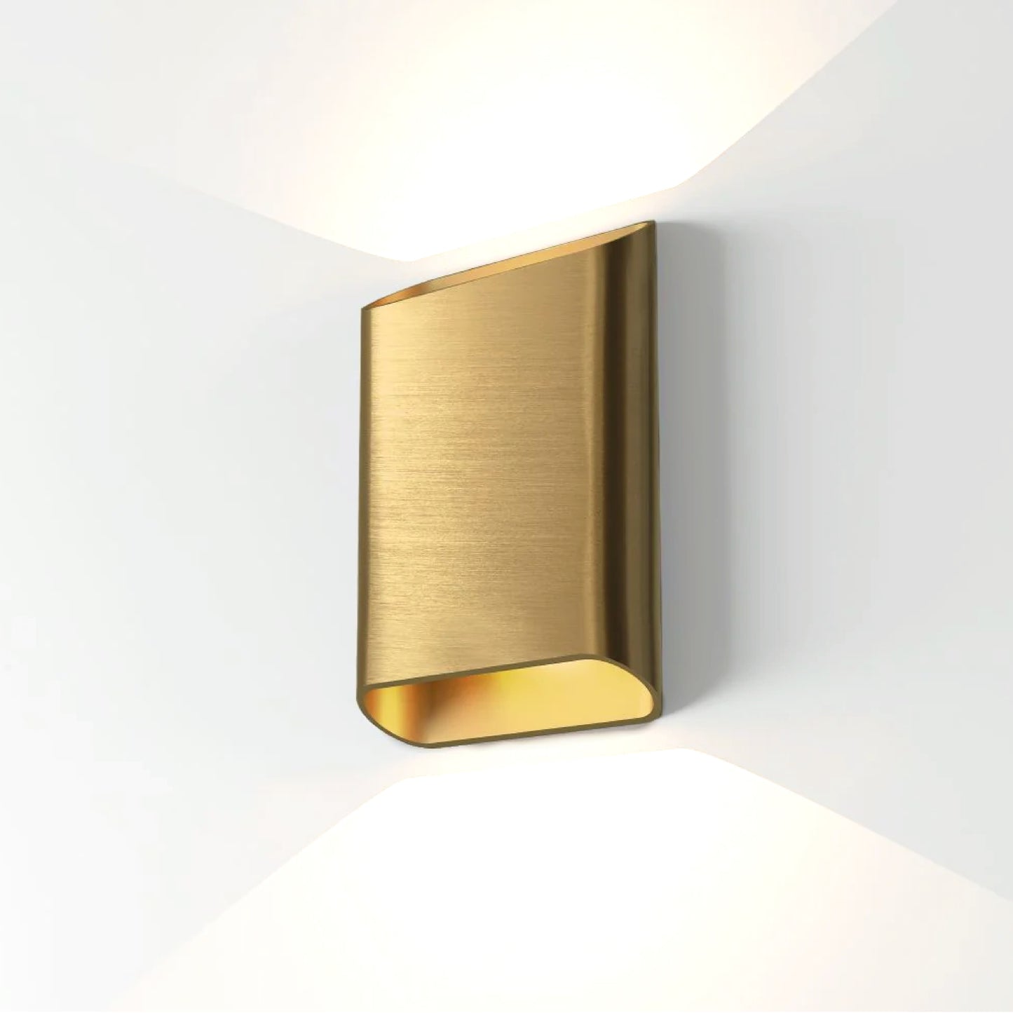 Wandlamp Diaz - Artdelight - Maat L - Warm goud