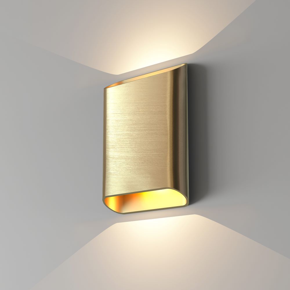 Wandlamp Diaz - Artdelight - Maat L - Goud geborsteld