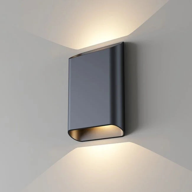 Wandlamp Diaz - Artdelight - Maat L - Zwart
