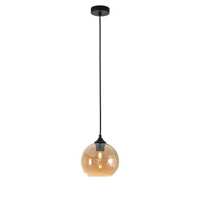 Hanglamp Marino - Artdelight - Amber glas